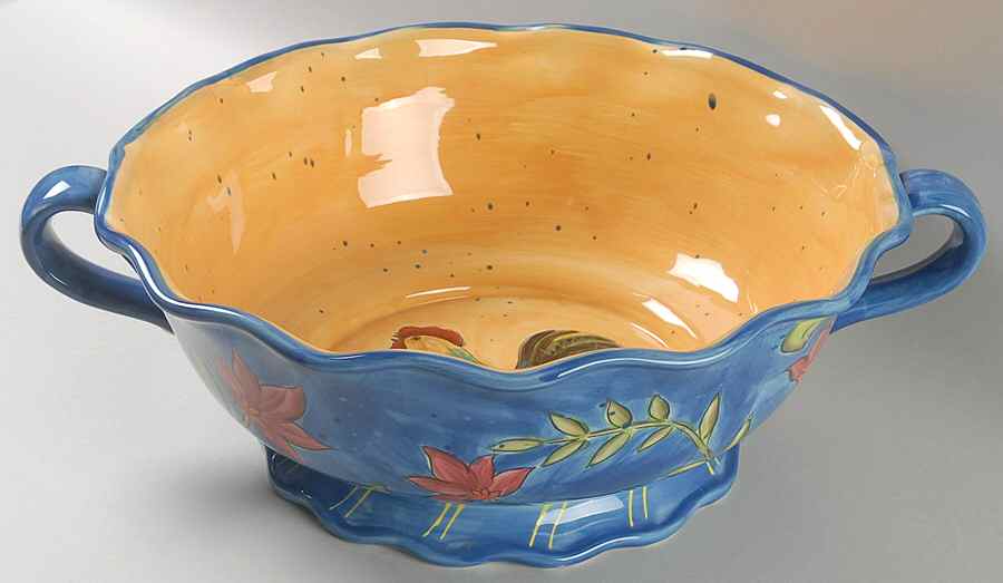 Country Collage 12" Large Salad Serving Bowl by Certified International-1