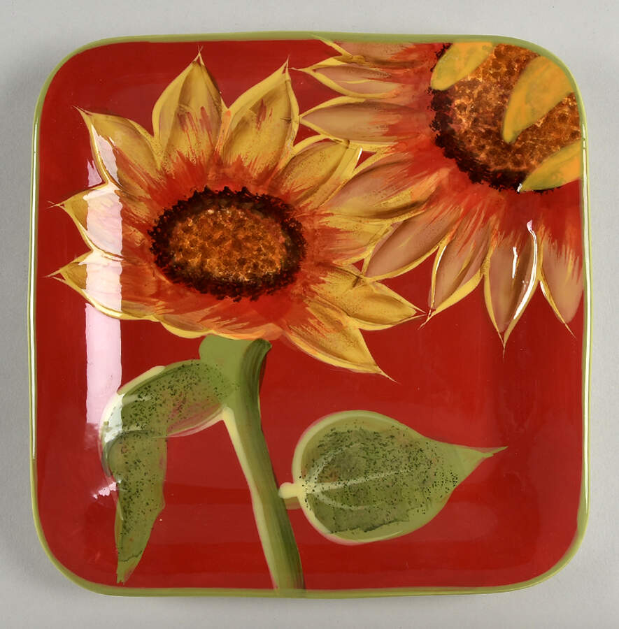 Sunburst Square Salad Plate by Certified International-1
