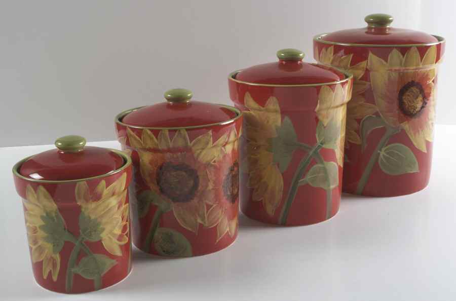 Sunburst (4 Piece) Canister Set (Box Set) by Certified International-1
