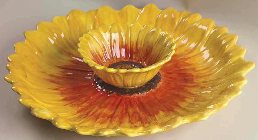 Sunburst (2 Piece) Chip & Dip Set by Certified International-1