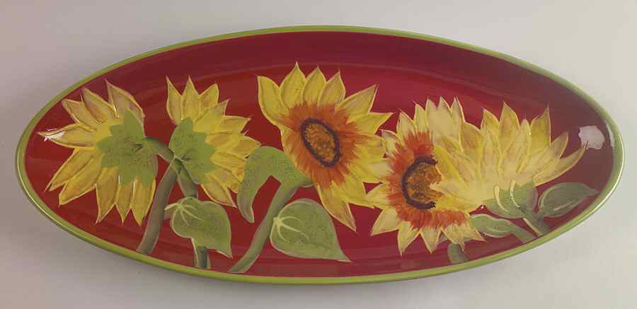 Sunburst 19" Fish Platter by Certified International-1