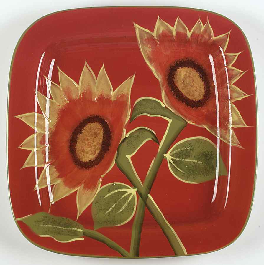 Sunburst 16" Square Serving Platter by Certified International-1
