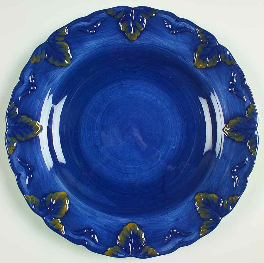 Tuscan Fruit Blue Service Plate (Charger) by Certified International-1