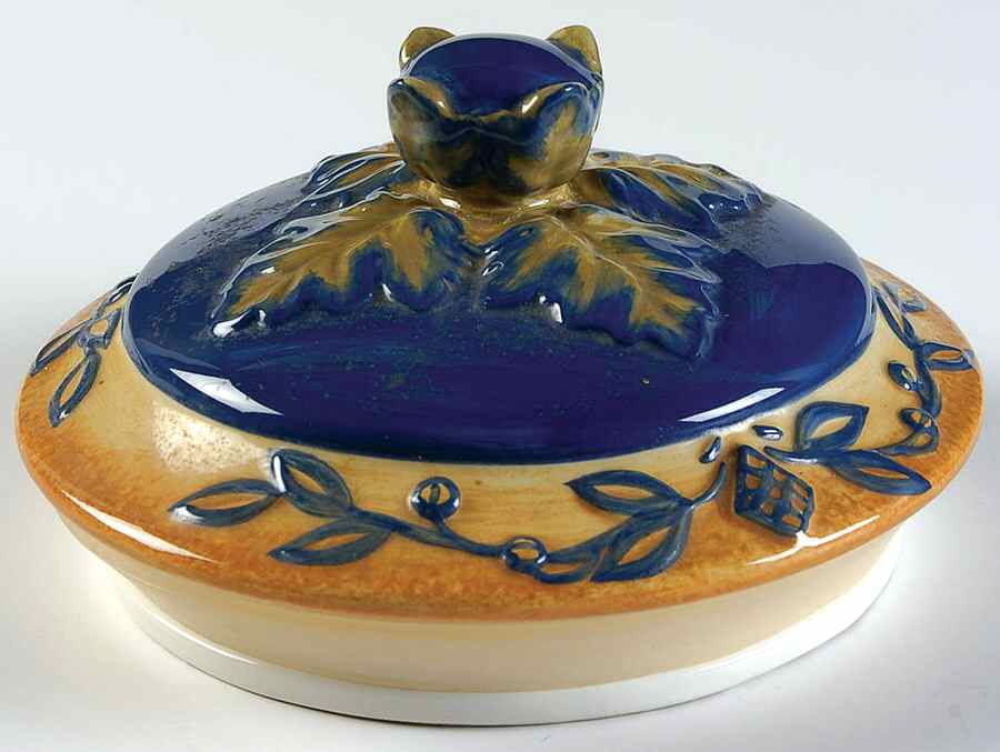 Tuscan Fruit Blue Lid for Extra Large Canister by Certified International-1
