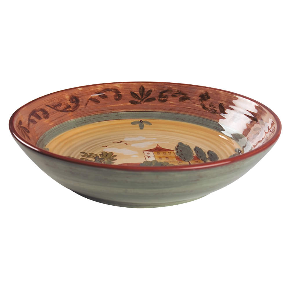 Tuscan Landscape 13" Pasta Serving Bowl by Certified International-1