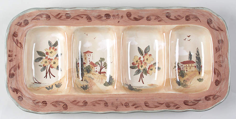 Tuscan Landscape 4 Part Relish by Certified International-1