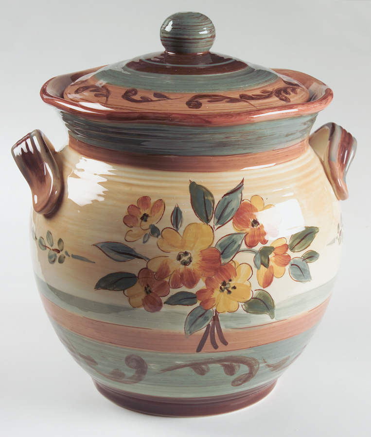 Tuscan Landscape Cookie Jar & Lid by Certified International-1
