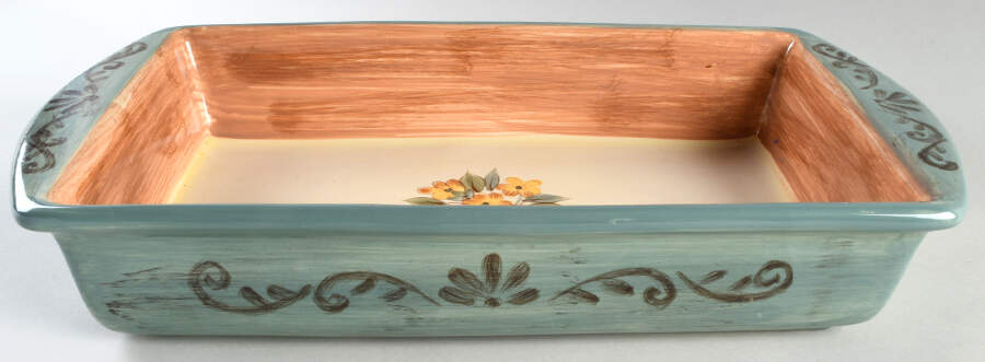 Tuscan Landscape 17" Rectangular Baker by Certified International-1