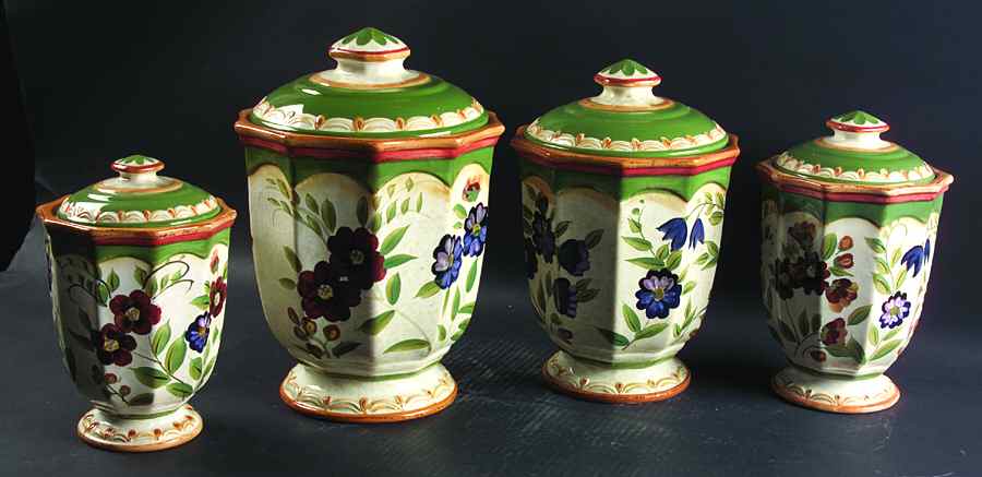 Wildflowers (4 Piece) Canister Set (Box Set) by Certified International-1