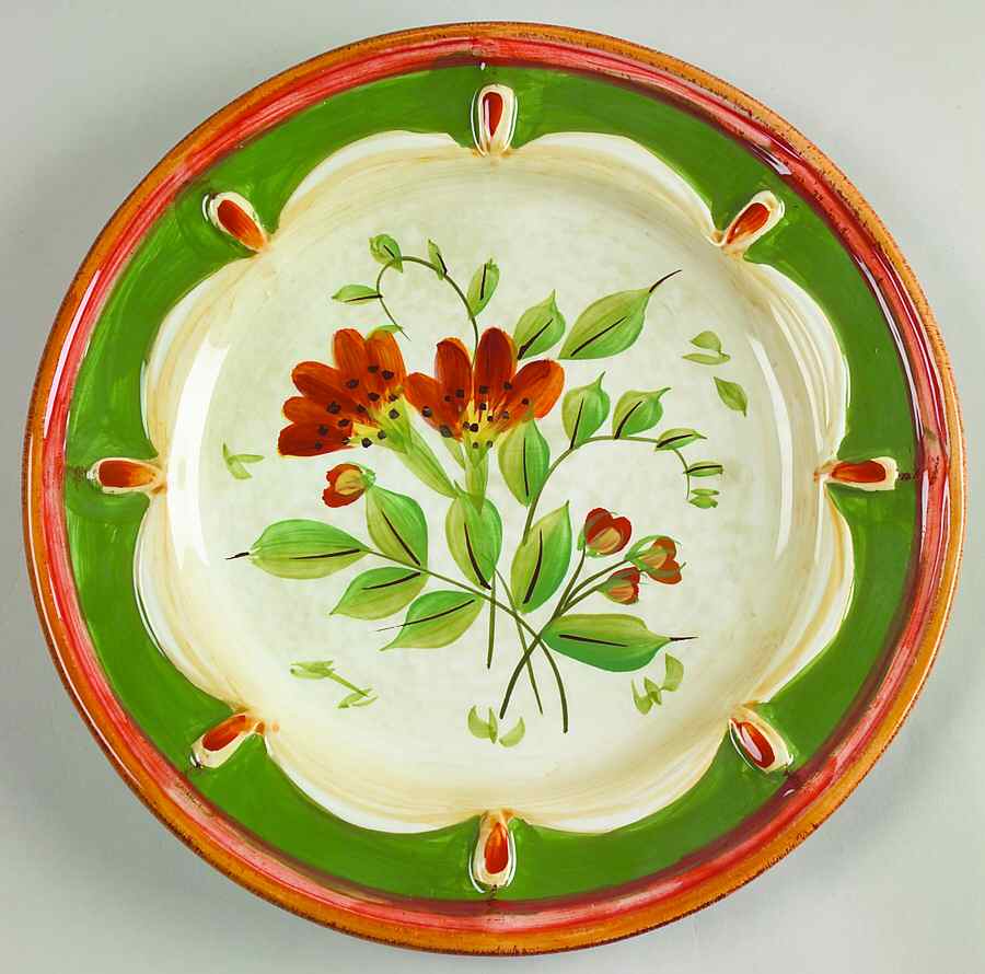 Wildflowers Salad/Dessert Plate by Certified International-1