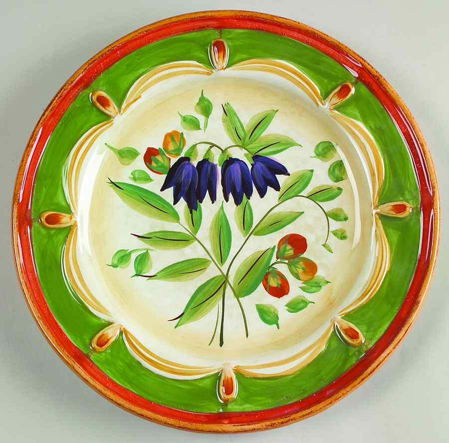 Wildflowers Salad/Dessert Plate by Certified International-1