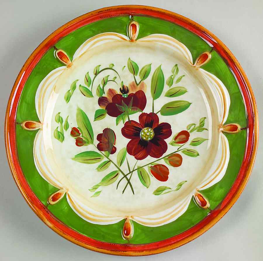 Wildflowers Salad/Dessert Plate by Certified International-1