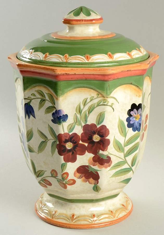 Wildflowers Extra Large Canister & Lid by Certified International-1