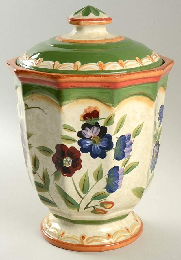 Wildflowers Large Canister & Lid by Certified International-1