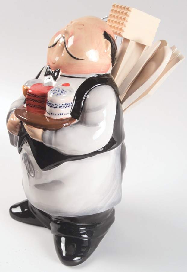 Dinner Is Served Figural Utensil Holder by Certified International-1