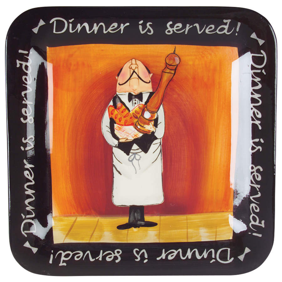 Dinner Is Served Dinner Plate by Certified International-1