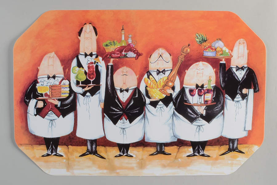 Dinner Is Served Vinyl Placemat by Certified International-1