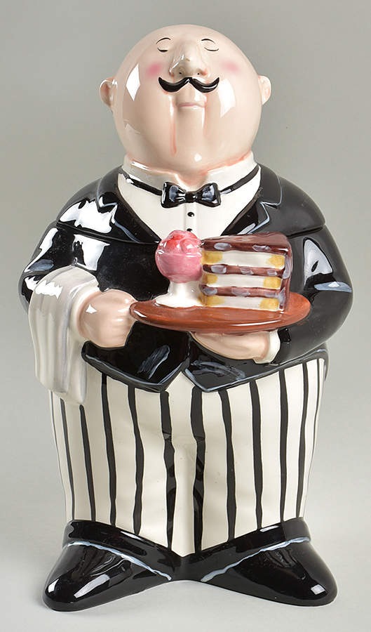 Dinner Is Served Figural Cookie Jar & Lid by Certified International-1