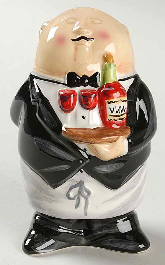 Dinner Is Served Figural Salt Shaker by Certified International-1