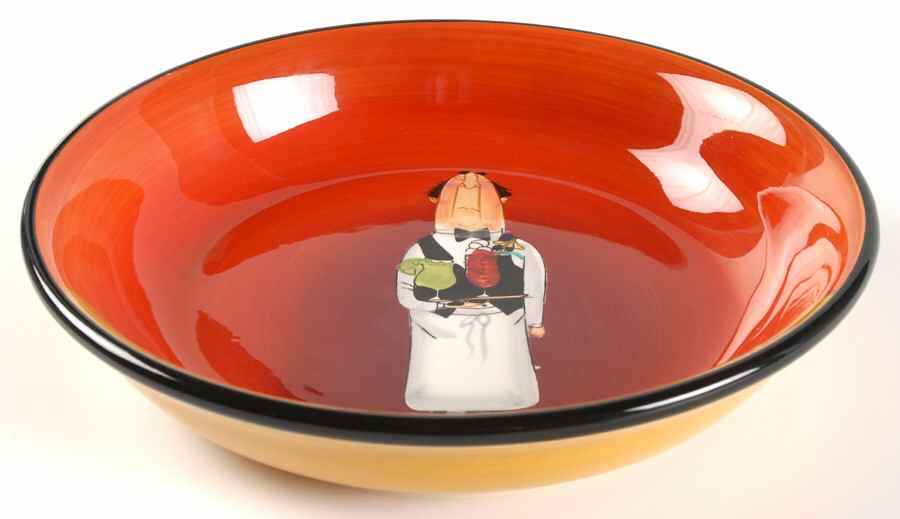 Dinner Is Served 9" Soup/Pasta Bowl by Certified International-1