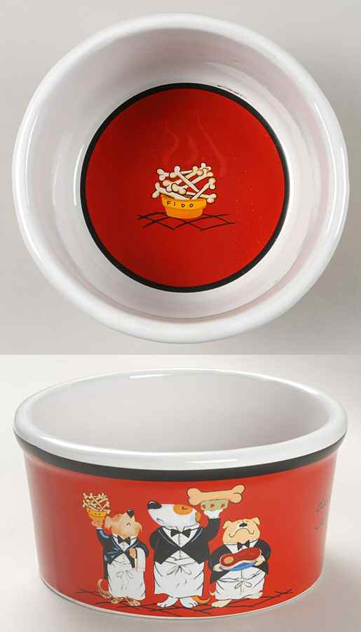 Dinner Is Served Pet Bowl by Certified International-1