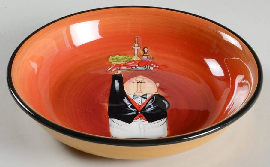 Dinner Is Served 9" Soup/Pasta Bowl by Certified International-1