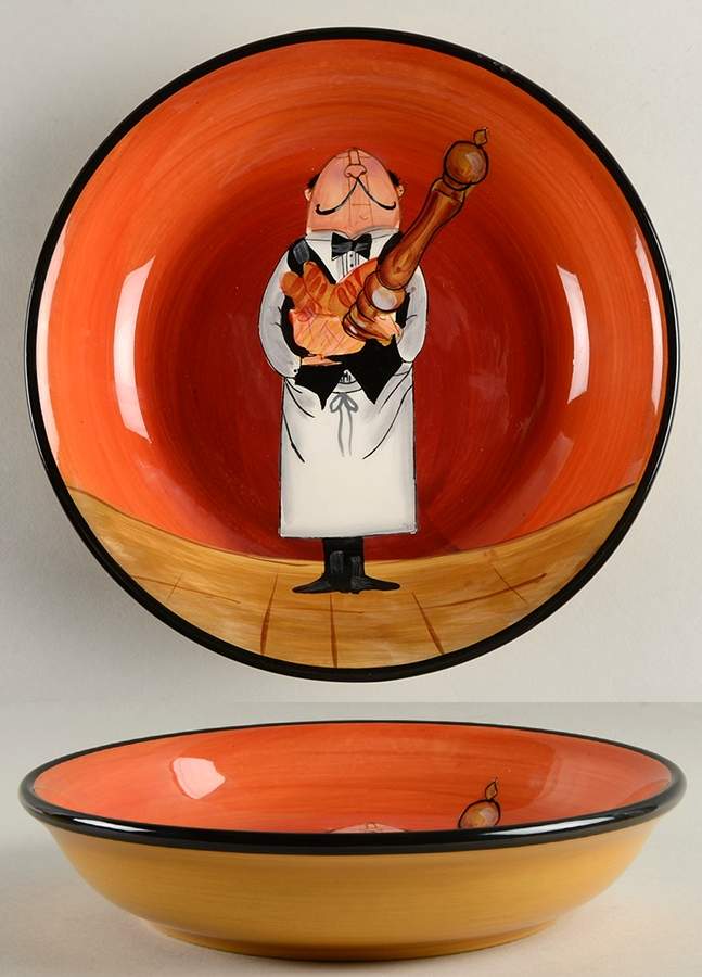 Dinner Is Served 9" Soup/Pasta Bowl by Certified International-1