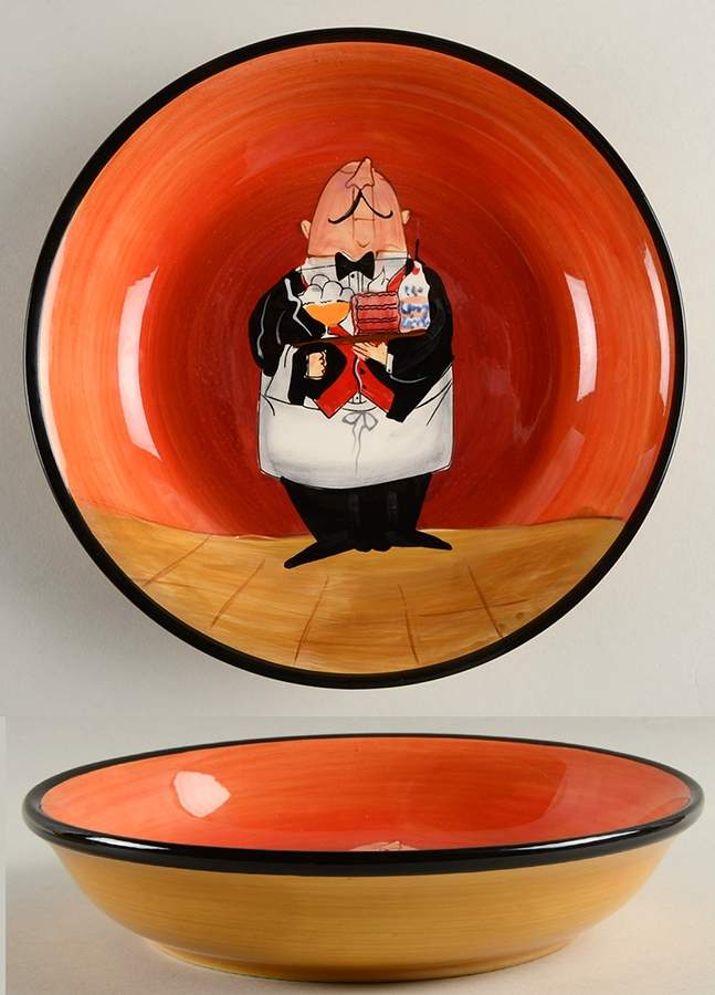 Dinner Is Served 9" Soup/Pasta Bowl by Certified International-1