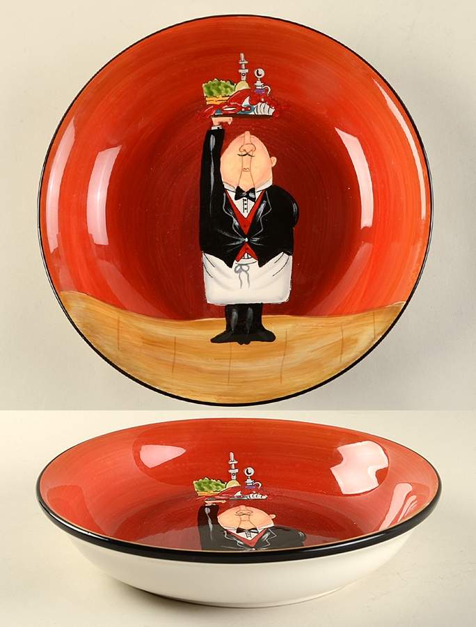 Dinner Is Served 9" Soup/Pasta Bowl by Certified International-1