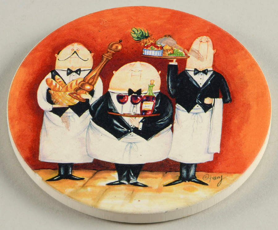 Dinner Is Served Thirsty Coaster by Certified International-1