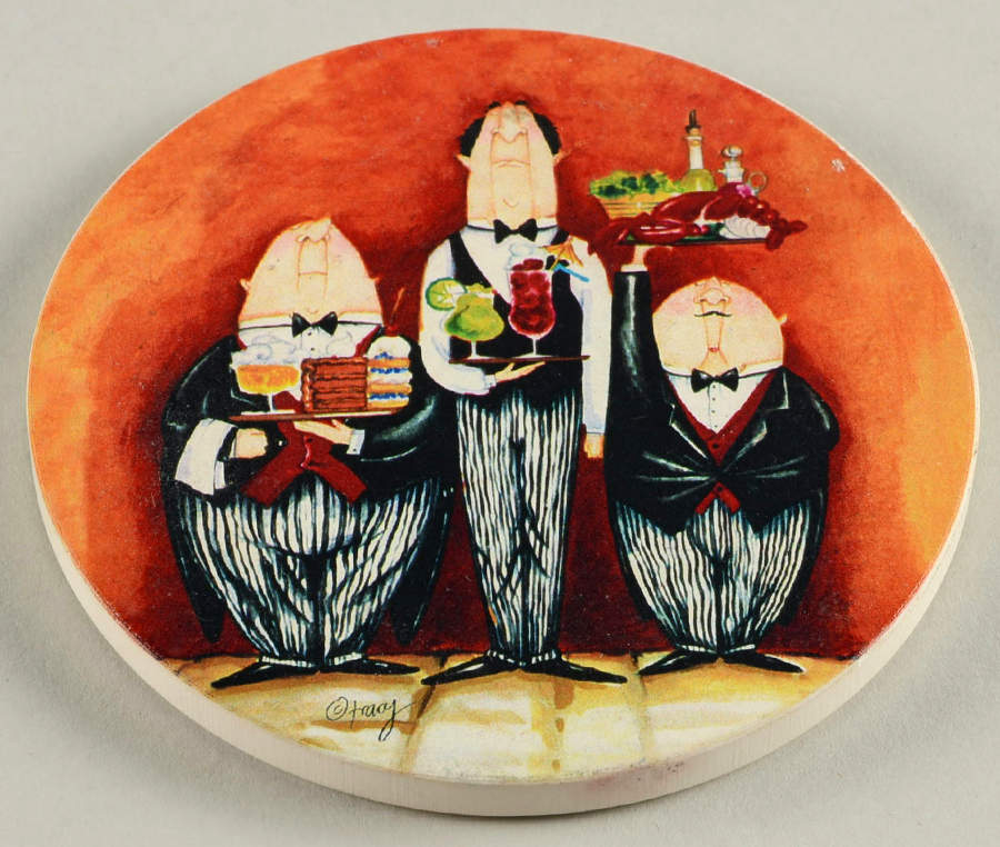 Dinner Is Served Thirsty Coaster by Certified International-1