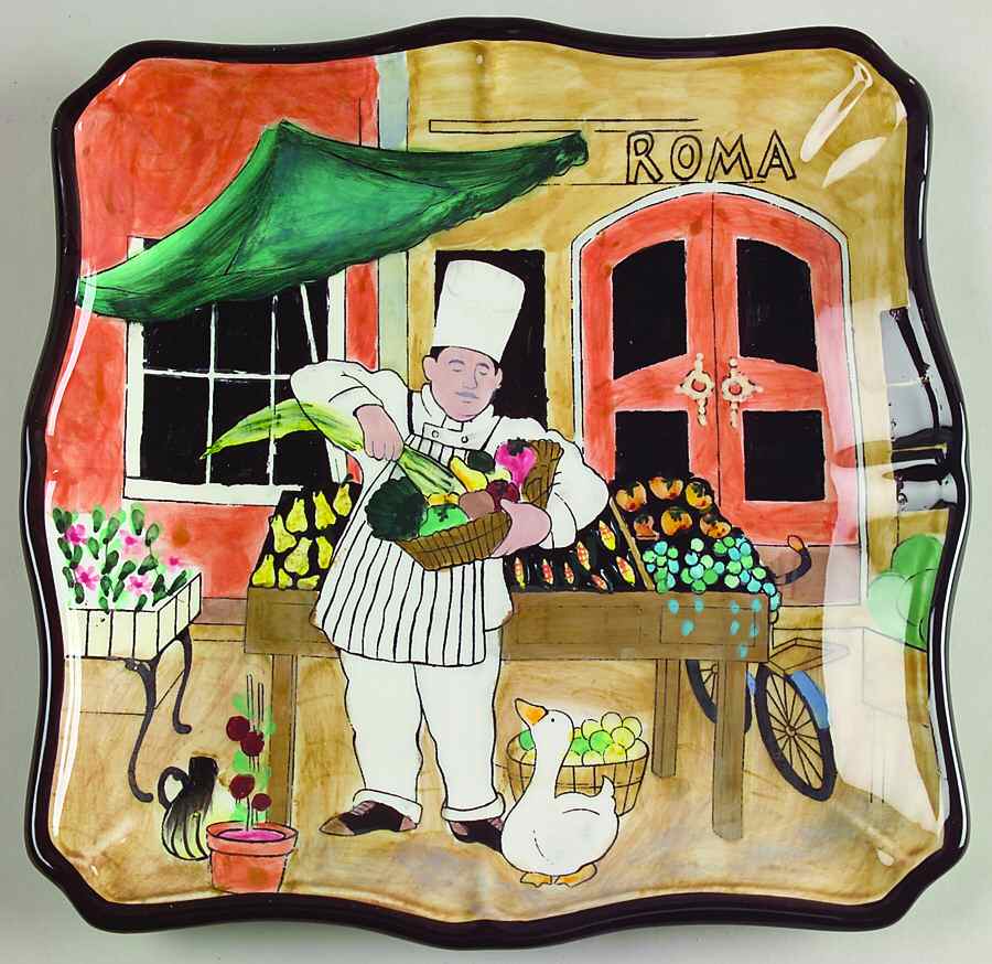Cucina (Chef) Salad/Dessert Plate by Certified International-1