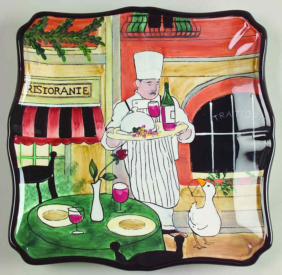 Cucina (Chef) Salad/Dessert Plate by Certified International-1