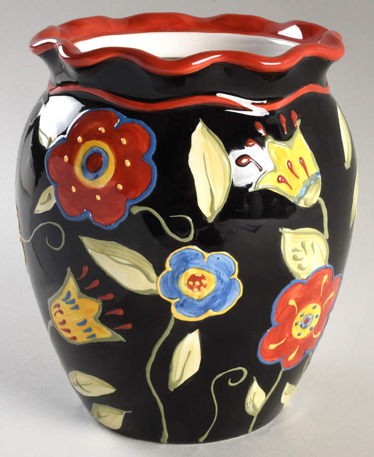 Garden Brights Large Canister No Lid by Certified International-1