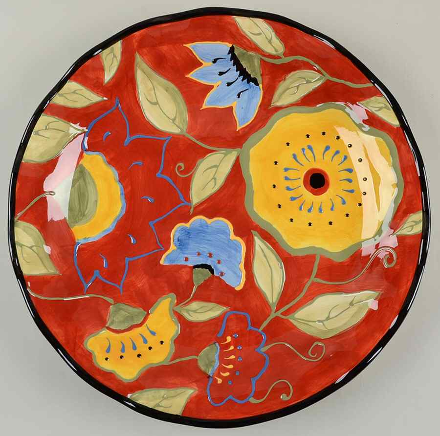 Garden Brights 16" Chop Plate (Round Platter) by Certified International-1