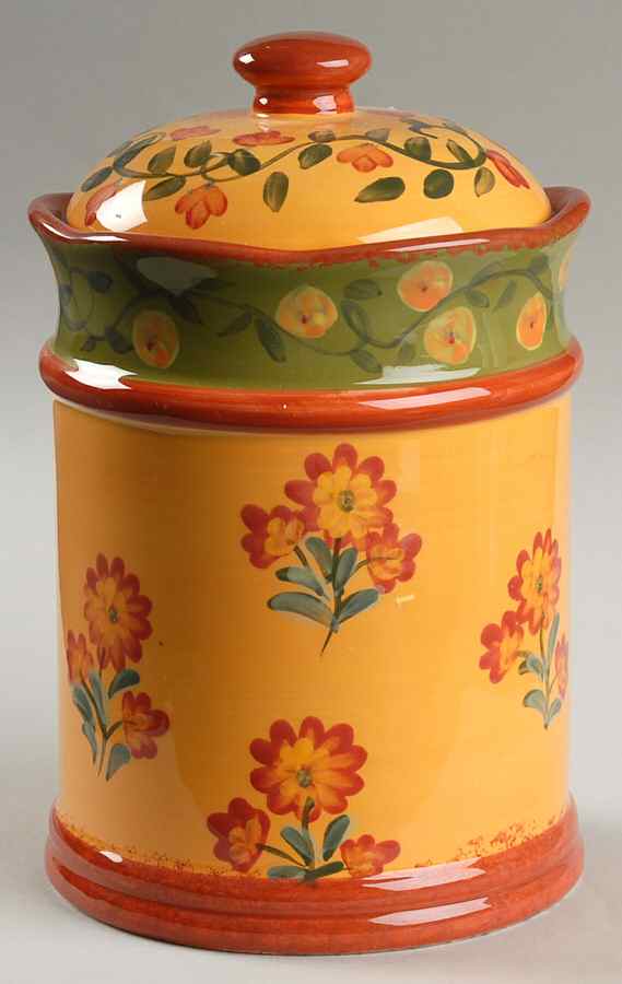 Provence Small Canister & Lid with Seal Ring by Certified International-1