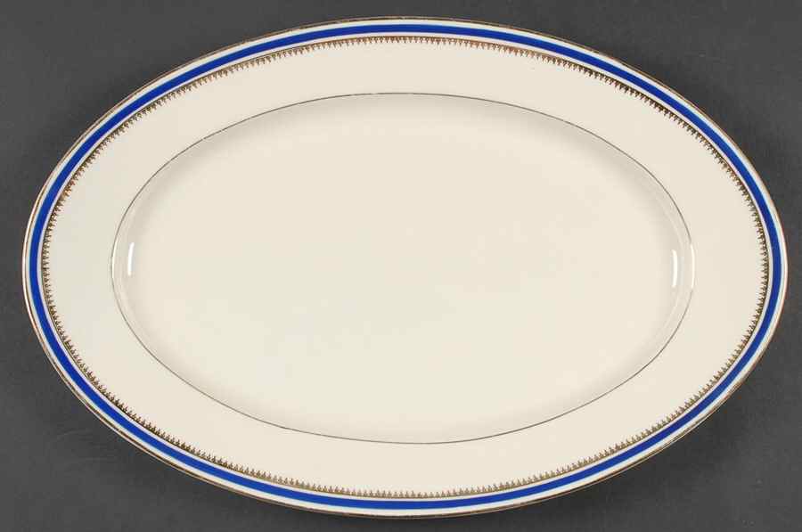 Marne 16" Oval Serving Platter by Czechia-Czechoslovakia-1