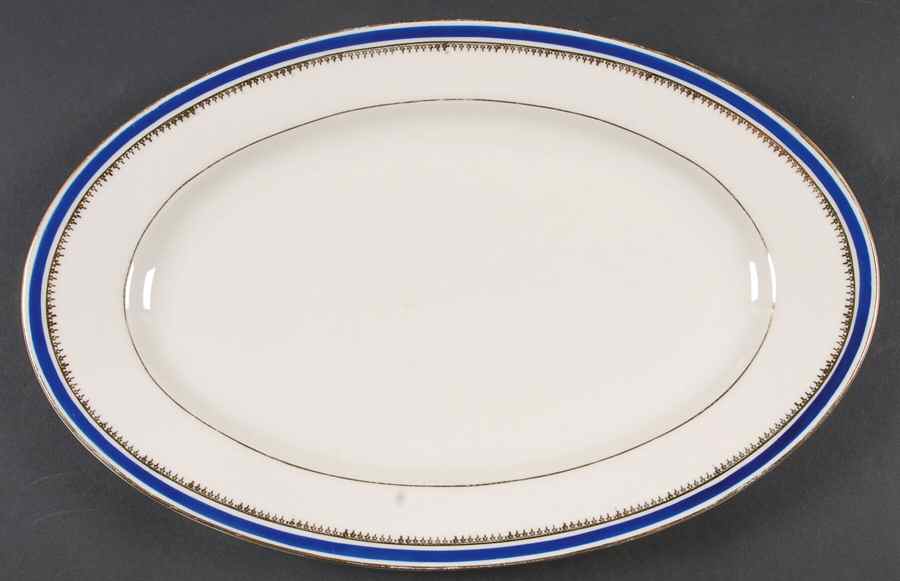 Marne 13" Oval Serving Platter by Czechia-Czechoslovakia-1