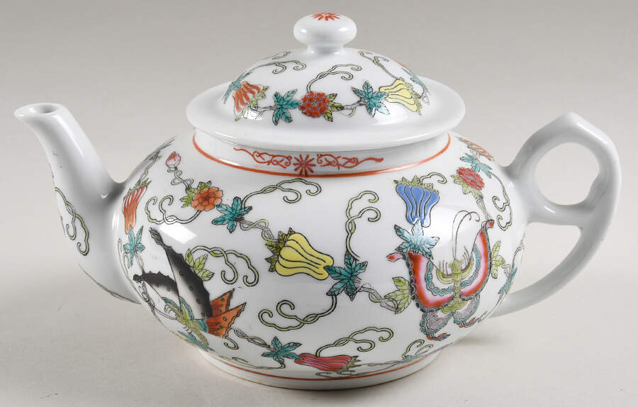 CX210 Teapot & Lid by China (Made in China)-1