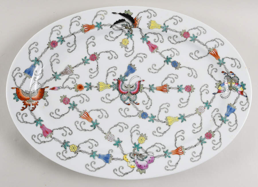 CX210 15" Oval Serving Platter by China (Made in China)-1