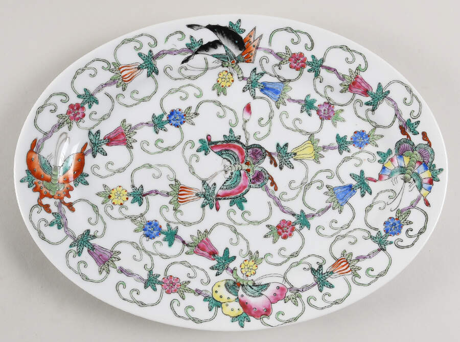 CX210 12" Oval Serving Platter by China (Made in China)-1