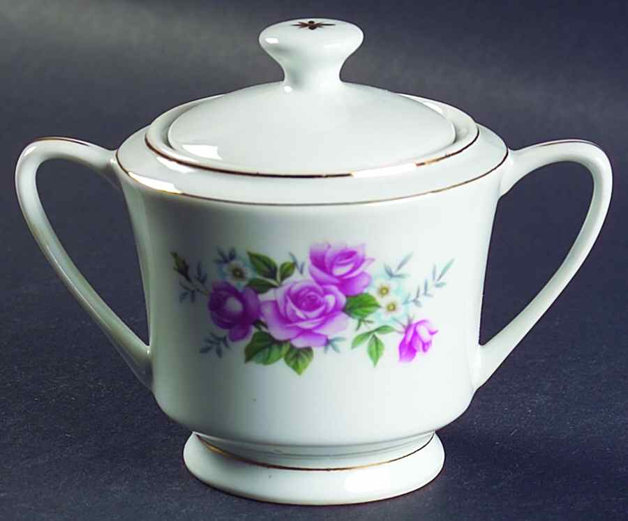 CX212 Sugar Bowl & Lid by China (Made in China)-1