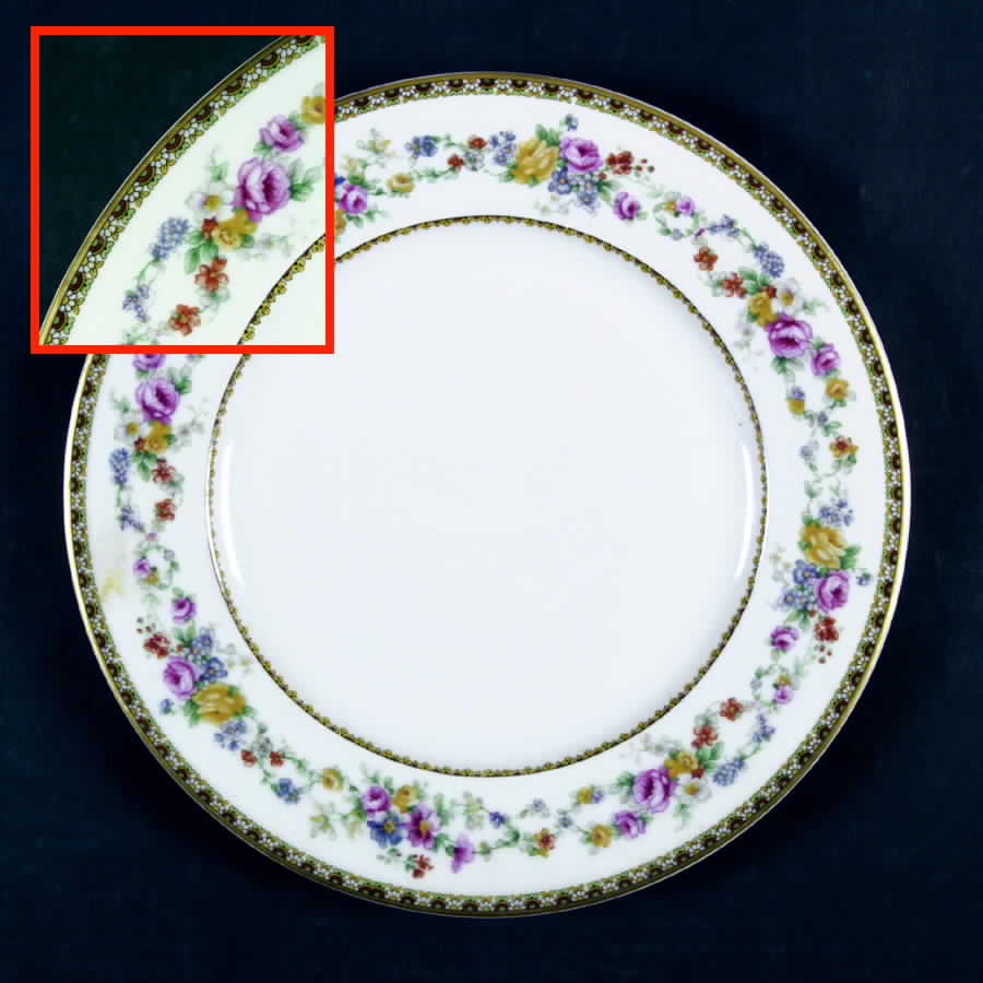 CHF980 Dinner Plate by Charles Field Haviland-1