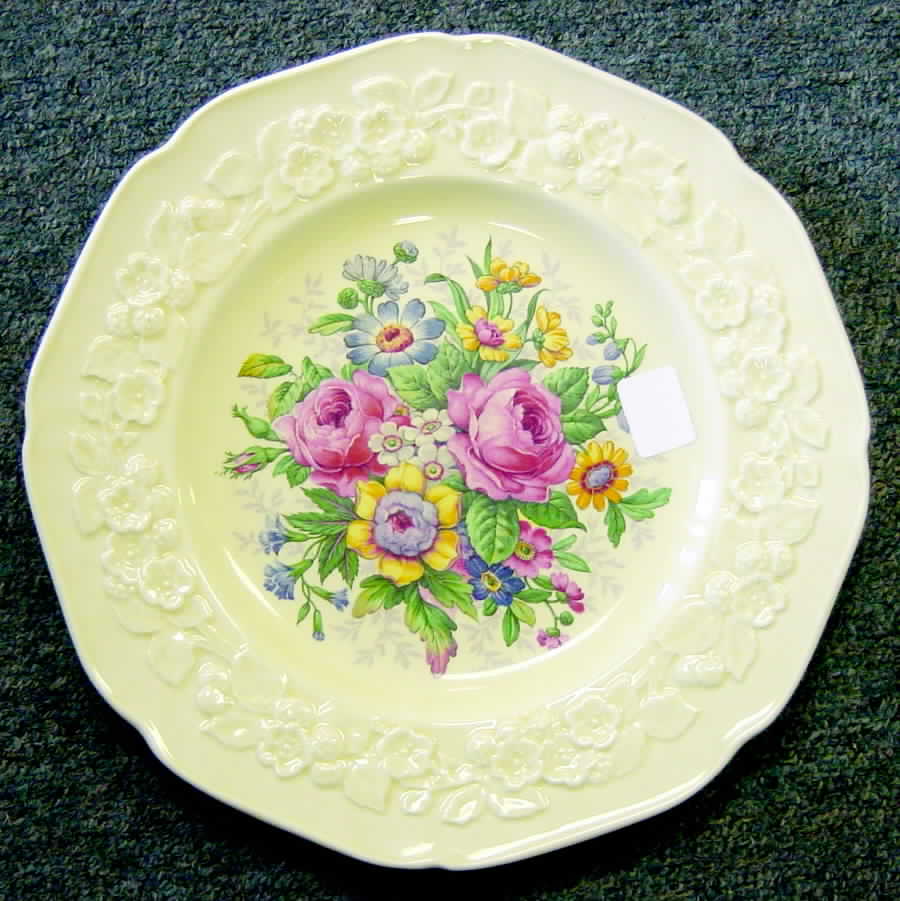 Gloria Dinner Plate by Crown Ducal-1