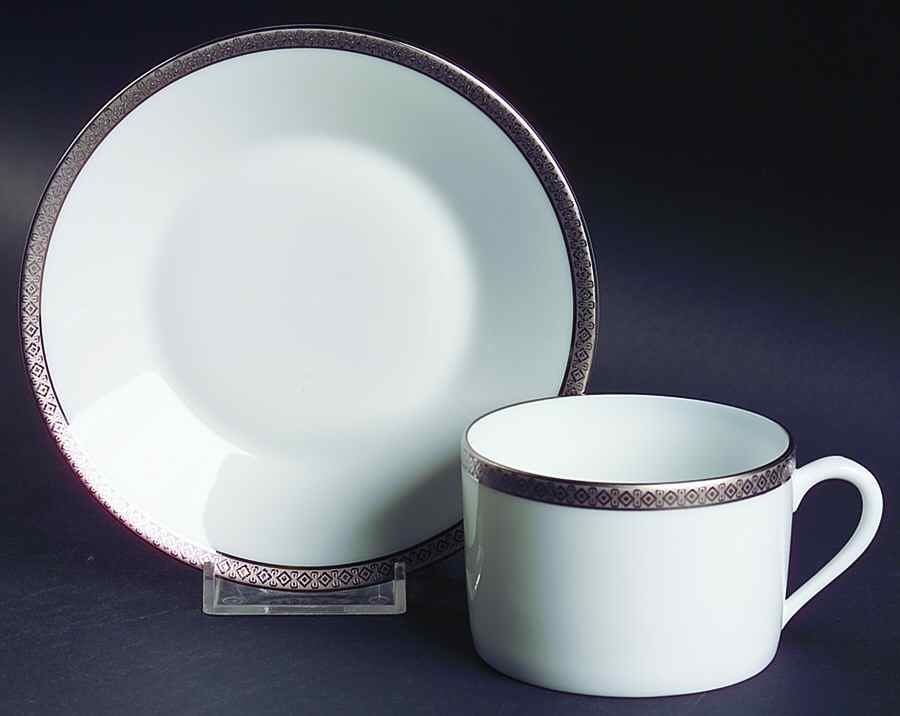 Andrea Flat Cup & Saucer Set by Charles Field Haviland-1