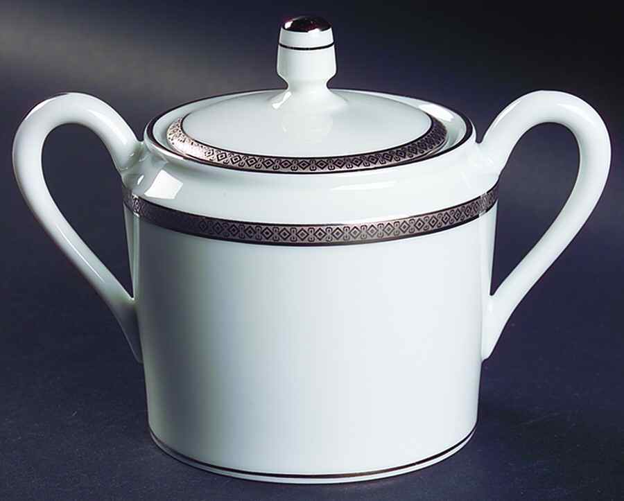 Andrea Oversize Sugar Bowl & Lid by Charles Field Haviland-1