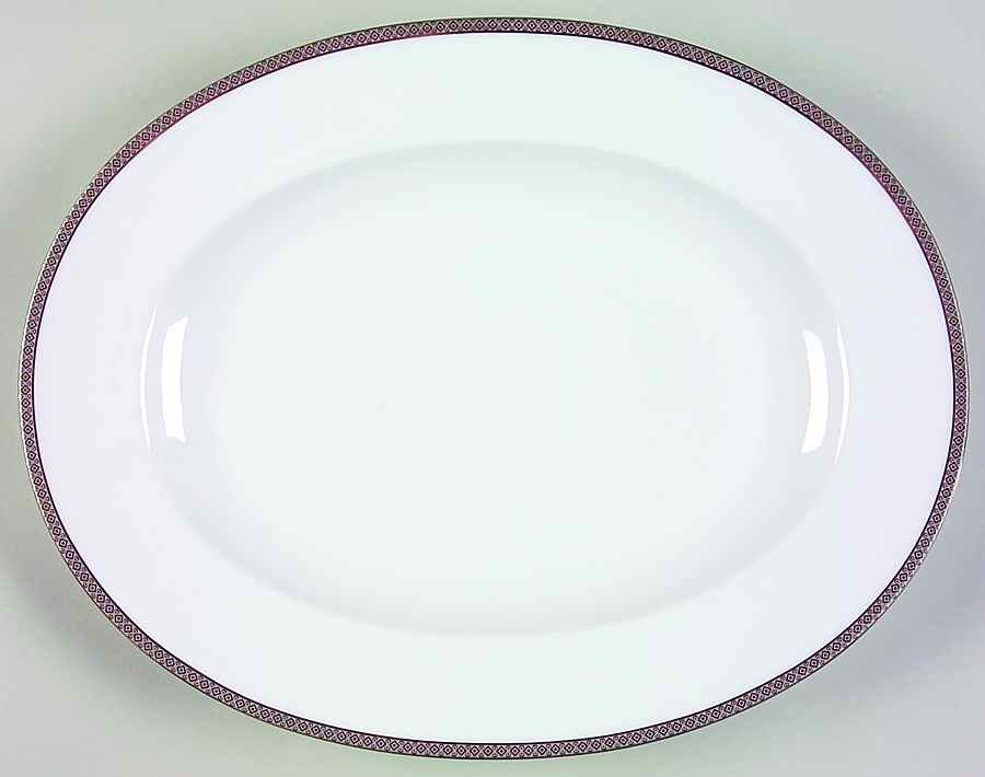 Andrea 14" Oval Serving Platter by Charles Field Haviland-1