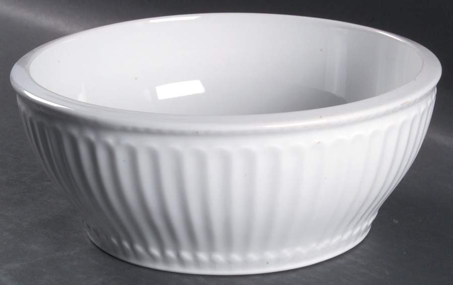 Parthenon White 9" Round Vegetable Bowl by Coventry (PTS)-1