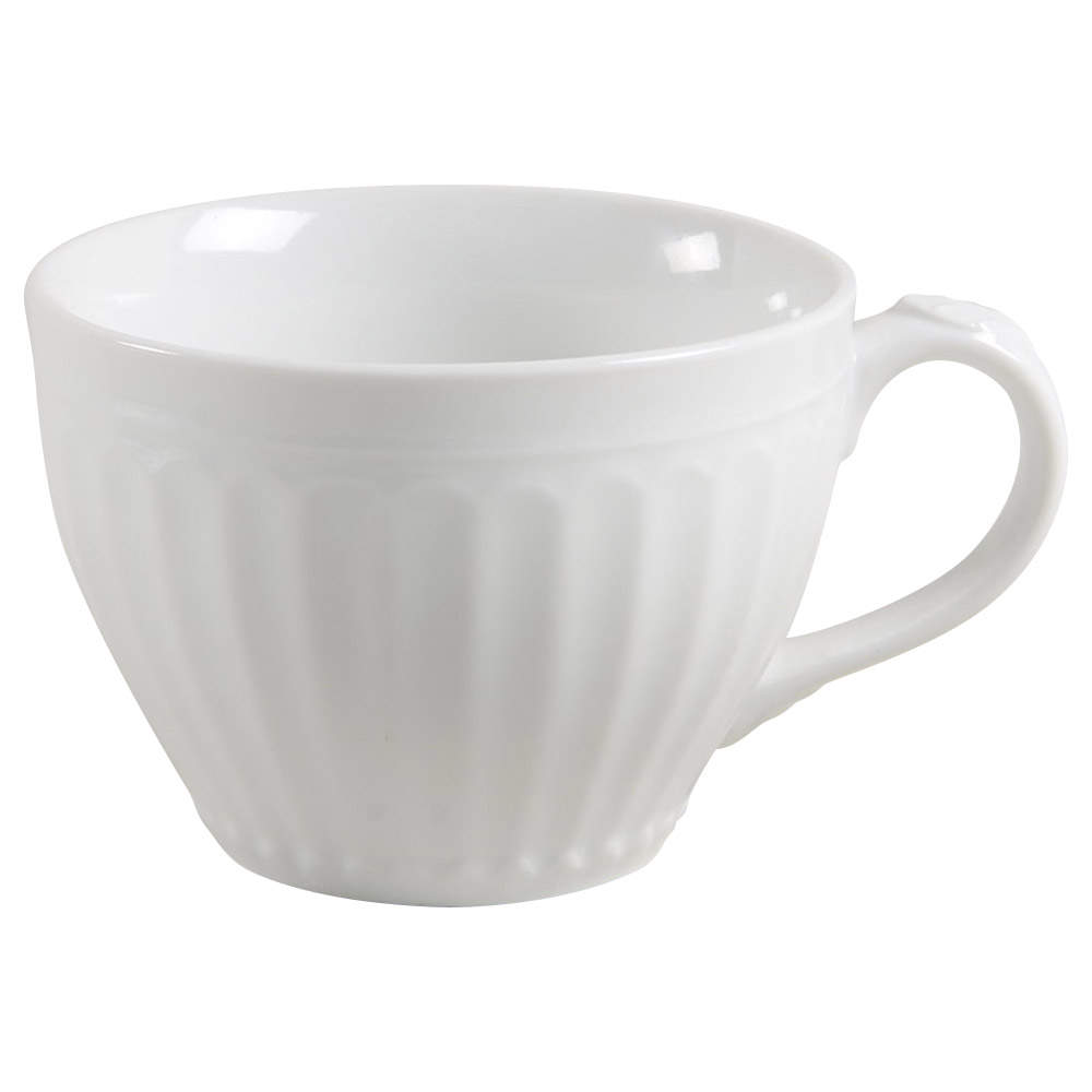 Parthenon White Flat Cup by Coventry (PTS)-1
