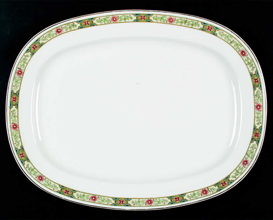 Cro262 15" Oval Serving Platter by Crooksville-1
